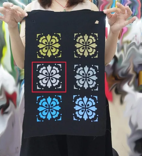 Miniatura 2 de guangyintong Vinilo adhesivo de transferencia de calor para camisetas 12 pulgadas x 8 pies, rollo brillante (k12 gris)