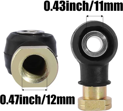 Miniatura 4 de Kit de extremo de barra de acoplamiento para Polaris 51-1030 7061019 7061034 7061053 7061054 7061138 7061139 ACE ATP ATV Magnum Ranger RZR Scrambler
