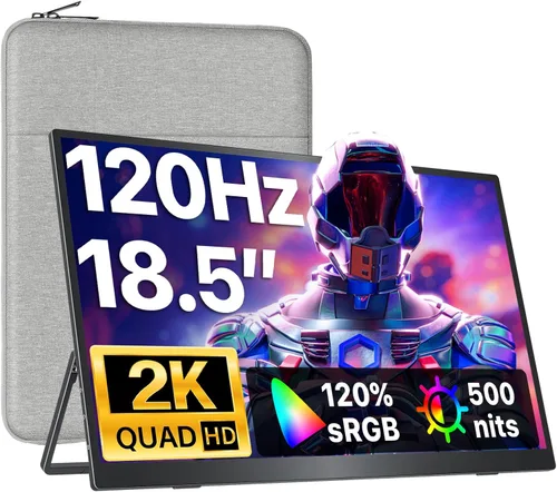 Miniatura 9 de VisionOwl Monitor portátil de 15.6 pulgadas 1080P FHD 85% sRGB segunda pantalla, USB-C HDMI HDR FreeSync Monitor de viaje para laptop, MacBook, PC