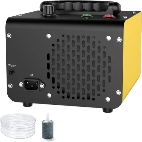 JOBYNA Generador de ozono Agua Aire, 28,000 mg/h Modo de aire y 500 mg/h Modo de agua Purificador de aire de ozono, Máquina de ozono doméstico e
