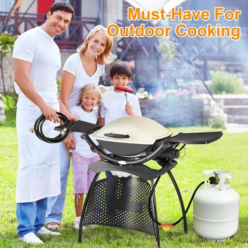 Miniatura 7 de GasSaf Manguera de Propano de 4 Pies, Manguera Adaptadora de Propano Conexión de Tanque de 1 lb a 20 lb para Parrillas Weber Q, Planchas Blackstone