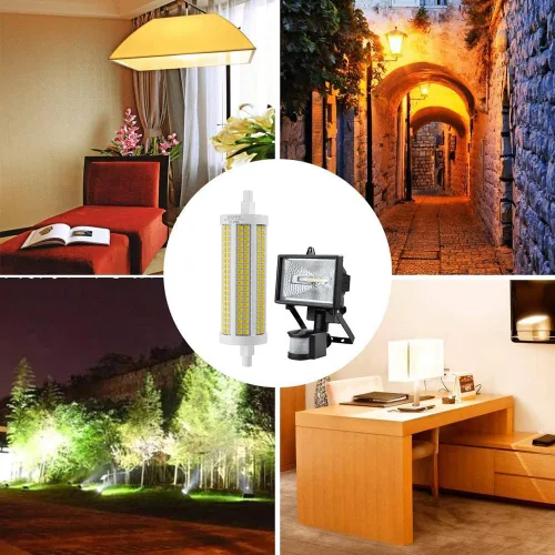 Miniatura 4 de R7S - Bombilla LED de 4.646 in de 30 W, luz de inundación regulable tipo J de doble extremo (reemplazo halógeno T3 de 300 W), 120 V 3000 lúmenes