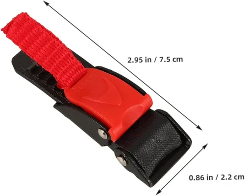 Miniatura 2 de Kit de repuesto de hebilla de liberación rápida para motocicleta, 4 piezas, hebillas de seguridad ligeras y duraderas para un ajuste adecuado, fácil
