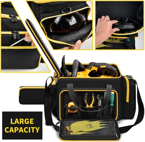 Miniatura 4 de SAIKA Funda para motosierra compatible con DEWALT 20V, para EGO, para Greenworks para CRAFTSMAN de 10/12 pulgadas, motosierra inalámbrica con bolsa