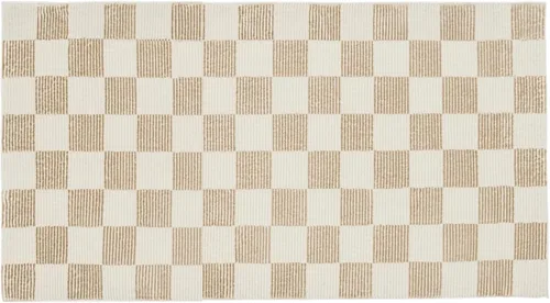 Miniatura 6 de Revival Rugs Gambit - Alfombra lavable a máquina para cocina o dormitorio, 3 x 5 pies, 100% reciclada, certificado Oeko-TEX, pelo mediano, camello