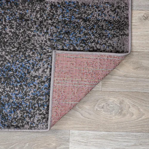 Miniatura 4 de Rugshop - Alfombra de corredor con diseño de cuadros, azul envejecida y moderna, no desprende pelos, para pasillo, entrada y cocina, 2 pies x 7 pies