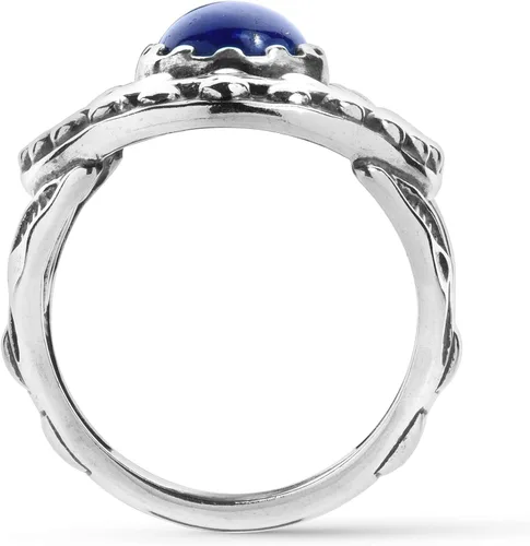 Miniatura 6 de Anillo de protección con forma de estrella de Estados Unidos West Sterling Choice of Colors Sunburst de tamaño 5 a 10, Metal Metal Piedra preciosa