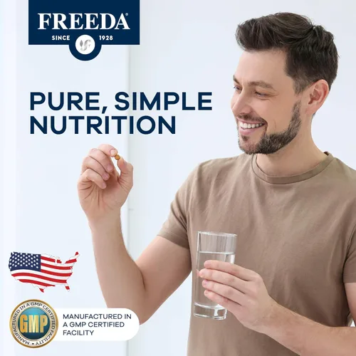 Miniatura 6 de Freeda vite Tiny Tablet - Multivitamínico moderado para hombres y mujeres - Vitamina pura A, C, D, E, B1, B2, B6, B12, biotina, calcio, zinc