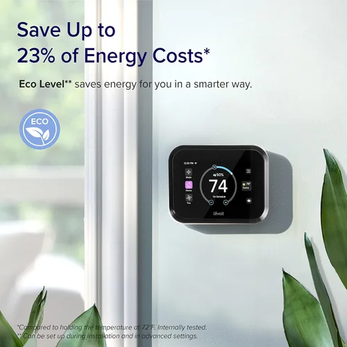 Miniatura 5 de LEVOIT Termostato inteligente para el hogar, termostato digital programable WiFi, funciona con Alexa y sensor inteligente, ahorro de energía, Blanco