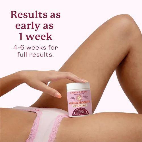 Miniatura 4 de Cheeky Bonsai Suplemento probiótico vaginal para mujeres, apoya el equilibrio saludable del pH y la levadura, mezcla de Lactobacillus de 20 mil