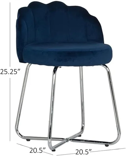Miniatura 3 de Hillsdale Taburete Catalina para salas de maquillaje y baños