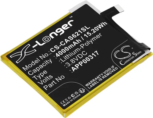Miniatura 2 de CS Cameron Sino Nueva batería para CAT S62 Pro, parte de ajuste NO APP00317, (4000mAh/15.20Wh)