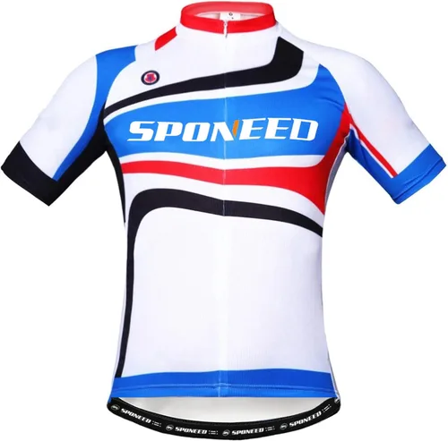 Miniatura 3 de Camiseta de ciclismo de manga corta para hombre, camisetas de ciclismo de carretera que absorben la humedad