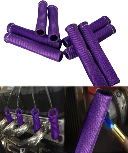 Miniatura 10 de Protector de Botas de Cable de Bujía - 8 PIEZAS 2500° Protector Térmico de Cable de Bujía, Funda de Protección Térmica de Bujía de 6 Pulgadas