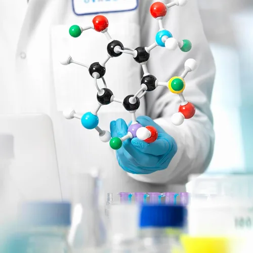Miniatura 6 de Kit de modelo molecular de química de 207 piezas, 79 átomos, 18 orbitales de nube de electrones, 110 enlaces de enlaces, molécula de química