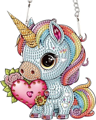 Miniatura 30 de AiYuanzsh Animal Parrot DIY Kits de Pintura de Arte de Diamante de Acrílico Colgante Pendientes de Arte de Diamante de Rinstone Especialmente Búho
