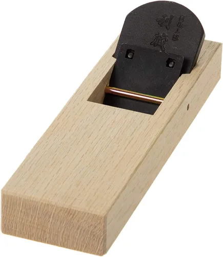 Miniatura 8 de KAKURI Plano de mano japonés Mini 2.283 in para carpintería [sistema de cuchillas reemplazables], hoja de repuesto 2.283 in (3 unidades), fabricado