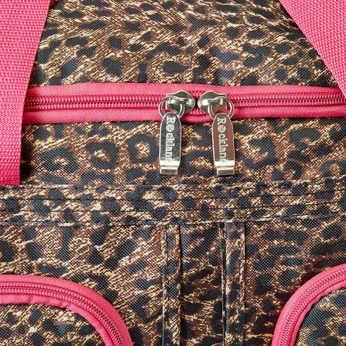 Miniatura 4 de Valija de viaje con ruedas, de 22 pulgadas, de Rockland, Pink Leopard), PRD322-PINKLEOPARD