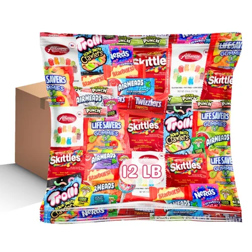 Miniatura 4 de Paquete surtido de dulces surtidos – Surtido de dulces de fiesta envueltos individualmente – Dulces para cada ocasión (32 onzas)