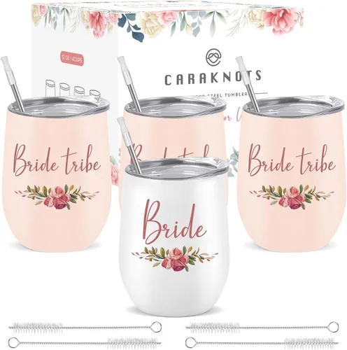 Miniatura 19 de CARAKNOTS Caja de regalo de propuesta de dama de honor, juego de regalo de dama de honor, caja rosa para damas de honor para boda, novia, despedida