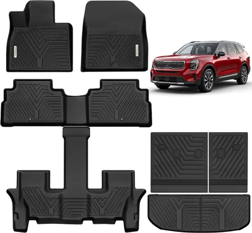 Miniatura 9 de YITAMOTOR Alfombrillas de piso compatibles con Jeep Wrangler JK Unlimited 4 puertas 2014 2015 2016 2017 2018 (no para JL y 2 puertas)