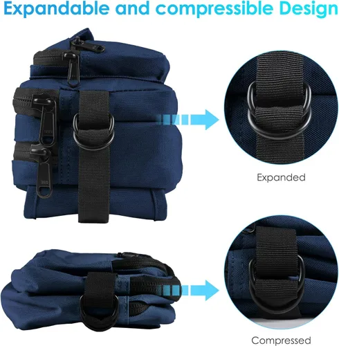 Miniatura 7 de AGPTEK Fanny Pack for Women Men, RFID Large Capacity Waist Wallet Bag, Adjustable & Waterproof Bum Belt Pouch for Travel, Running, Shopping, Hiking