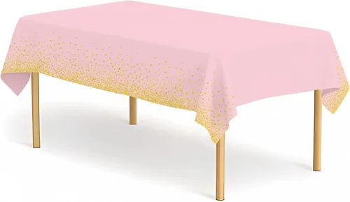 Miniatura 23 de Paquete de 2 manteles de plástico a cuadros en blanco y negro para fiestas, desechables de 54 x 108 pulgadas, mantel rectangular con bandera a