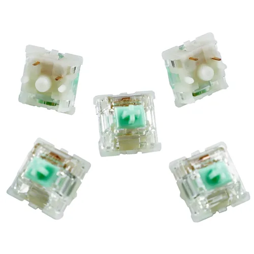 Miniatura 8 de YMDK Gateron Baby Kangaroo Interruptores táctiles 5pin pre-lubricados Interruptores 2.08 oz Linear POM Material Teclado mecánico