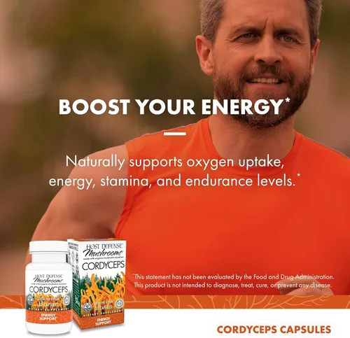 Miniatura 5 de Host Defense® Cordyceps Cápsulas, 30, 1