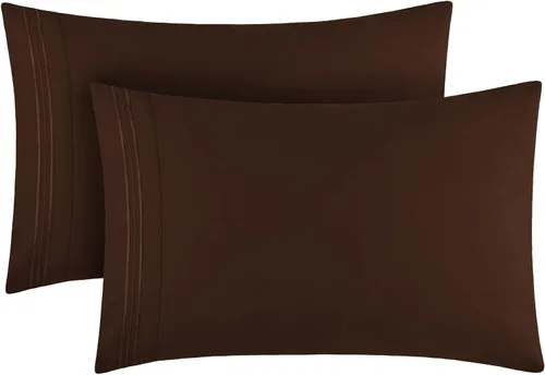 Miniatura 44 de Mellanni Fundas de almohada – Fundas de almohada lujosas, extrasuaves, refrescantes – 2 fundas de almohada de la colección Iconic – Cierre de sobre