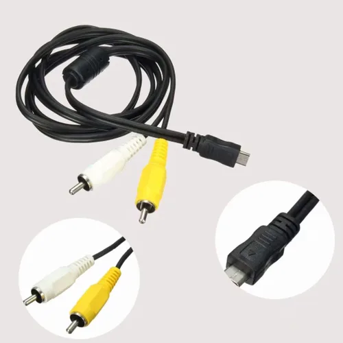 Miniatura 2 de Micro USB macho a 2 RCA AV Audio Video Adaptador Cable Cable Cable para Teléfono Móvil