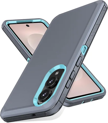Miniatura 21 de Jiunai Funda para Samsung Galaxy A34, resistente, a prueba de golpes, de doble capa, protección de puerto, híbrida, resistente, para Samsung Galaxy