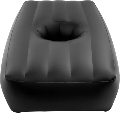 Miniatura 3 de Colchón inflable BBL con agujero para recuperación poscirugía, colchón de aire ergonómico de PVC con bomba eléctrica, 72 x 40 x 17 pulgadas, negro