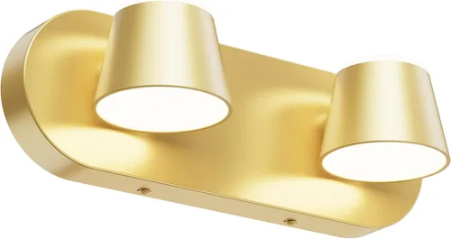 Miniatura 12 de URSOLA Luz de Tocador de Baño de 2 Luces, Accesorios de Iluminación de Pared LED Negros, Orientables Arriba y Abajo, Regulables, Accesorios