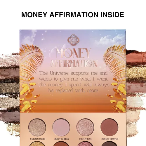 Miniatura 16 de SELESTIA BEAUTY Paleta de sombra de ojos de maquillaje Mother of Lights - 12 tonos mezclables con acabados mate y brillante - Paleta de sombras