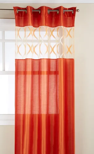 Miniatura 6 de Editex Home Textiles Scala - Panel para ventana, 56 x 84 pulgadas, color negro