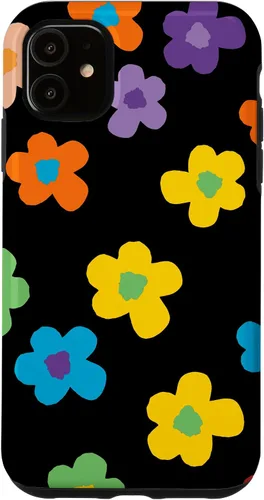 Miniatura 8 de Cute Flower Pattern Multicolor Wildflower Floral Yellow Case for iPhone 17