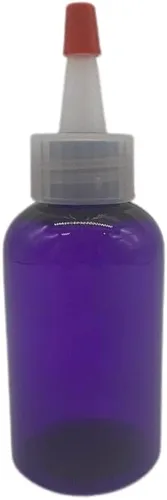 Miniatura 2 de Natural Farms Boston Bottles - Paquete de 8 recipientes vacíos recargables, aceites esenciales, para el cabello, tapa Yorker natural con punta roja