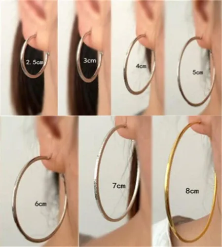 Miniatura 6 de Honbay Juego de 7 pares de aros para mujer (dorado)