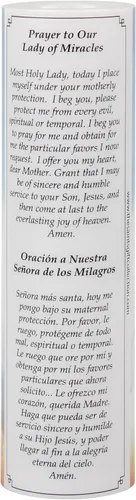 Miniatura 2 de Señora de los milagros, vela LED sin llama de oración devocional