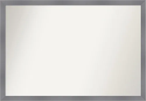 Miniatura 355 de Amanti Art Espejo personalizado, espejo de baño gris plomo a rayas, espejo de pared o espejo de tocador de baño sobre el fregadero