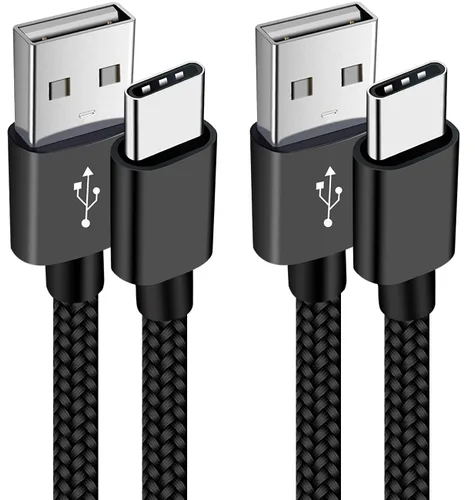 Paquete de 2 cables de carga USB-C de 6 pies para Motorola Moto G Fast/G Power/G Pure/G Stylus 5G, Moto G9 G8 G7, G7 Play, G7 Plus, G7 Power G6, G6