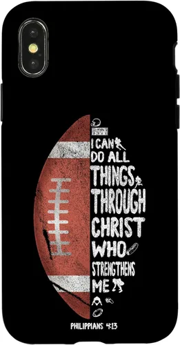 Miniatura 5 de iPhone 13 I can do all things through Christ Philippians 4:13 - Funda de fútbol