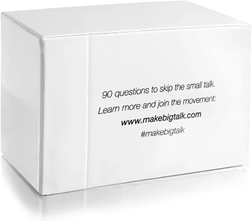 Miniatura 2 de BIG TALK Juego de cartas de preguntas para iniciadores de conversación – Preguntas profundas para conexiones significativas – Divertidos