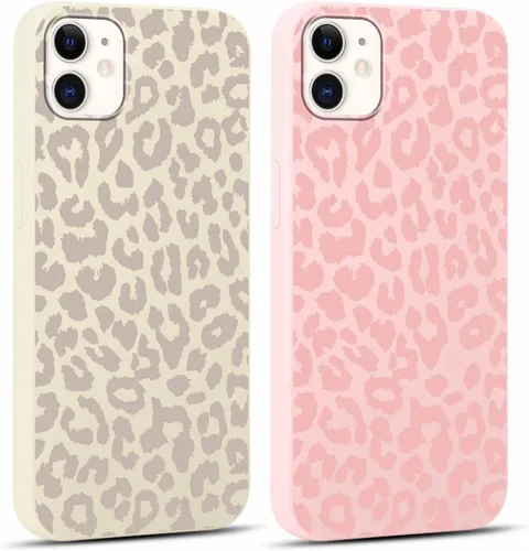 Miniatura 83 de Paquete de 2 Fundas de Teléfono Bonitas con Estampado de Guepardo para Apple iPhone 13 Pro Max de 6.7 Pulgadas, Fundas de Diseño