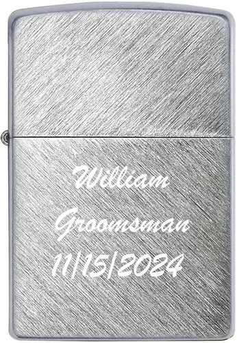 Miniatura 27 de Encendedor de aceite personalizado ZIPPO clásico a prueba de viento grabado (hielo negro)