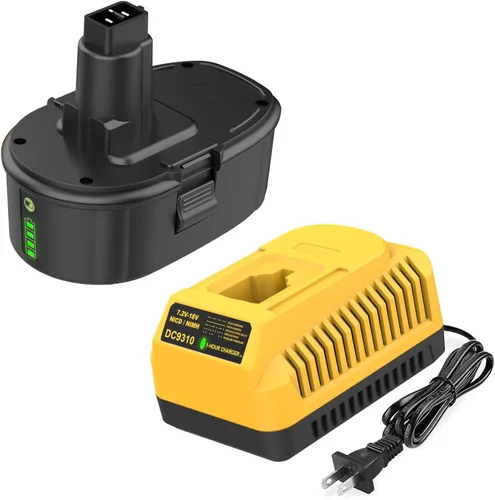 Baterías de repuesto de iones de litio de 8.0Ah 18V para batería Dewalt de 18 V XRP DC9096 DC9098 DC9099 + cargador rápido DC9310 para batería