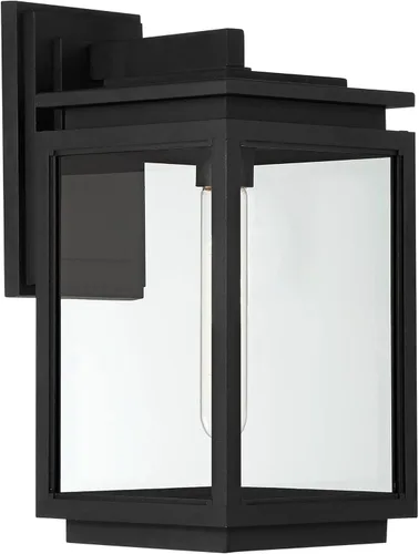 Miniatura 6 de Possini Euro Design Atkins - Lámpara de pared moderna de 14 1/4 pulgadas de alto para exteriores, para porche, casa, exterior, farol exterior