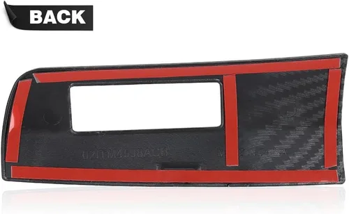 Miniatura 8 de CROSSDESIGN Cubierta de panel de visualización de fibra de carbono compatible con Chevrolet Corvette C8 2020-2022