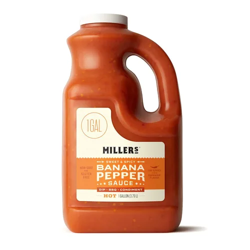 Miniatura 12 de Miller's Mustard- Salsa picante de plátano y mostaza roja, salsa picante de plátano y pimienta, el mejor uso para alitas de pollo, hamburguesas